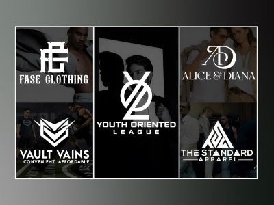 Apparel Lettering Luxury elegant initial letters apparel fashion clothing logo design ...