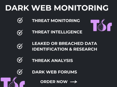 Dark web monitoring and Cyber Threat Intelligence