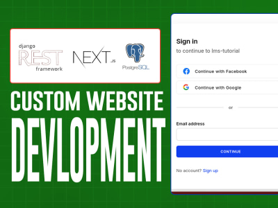 Custom Web Apps with Python, Django, and Next.js for Your Needs | Upwork