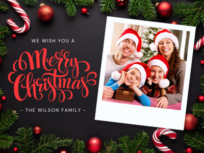 Christmas Card, Greeting Card, Holiday Invitation, Thanksgiving Invitation