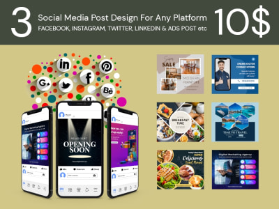Urgent Social Media Banners & Posts Design Facebook, Instagram & LinkedIn!