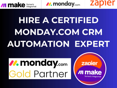 Monday crm, monday.com automation, project manager, monday auomation,