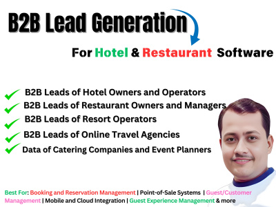 B2B Lead Generation for Hospitality and Restaurant Software Providers