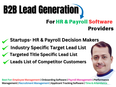 Custom B2B Lead Generation & List Building for HR and Payroll Software