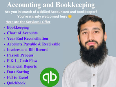 Quickbooks, Bookkeeping, Accountant, Excel Expert