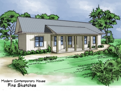 Architectural Sketches for your exterior landscape, Landscaping projects