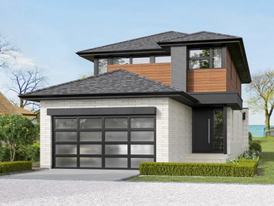 A photorealistic exterior renderings