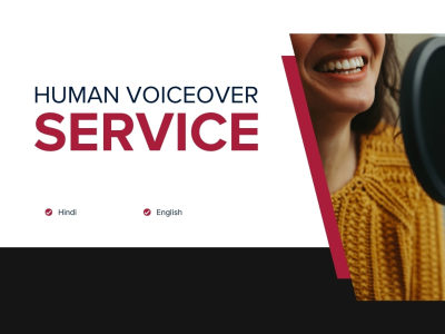 Professional Voiceovers in Hindi & English