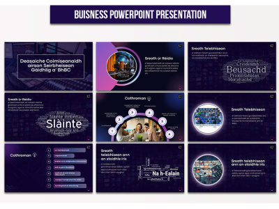 Startup Pitch Deck, Business Presentation and Marketing presentation design