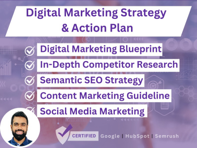 A Digital Marketing Strategy & Action Plan | Digital Marketing Consultant