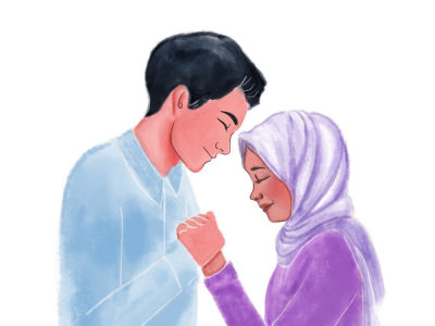A Digital Watercolor Couple/ Single portrait using Procreate/Photoshop.