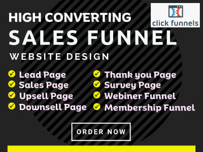 Clickfunnels Expert, Sales Funnel, Landing Page Design
