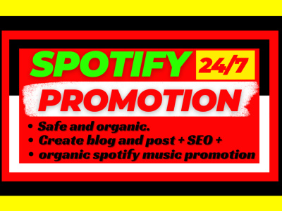 Organic Spotify music promotion