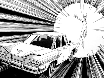 A fantastic illustration in manga, comic style for your project!