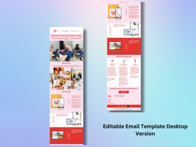 Custom Email Template Design for Social Media Marketing Agency | Upwork