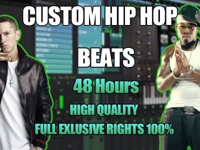 A professional custom rap beat