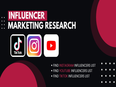 An amazing Instagram, TikTok, Youtube and Facebook Influencers list