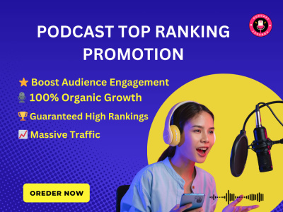 Apple Podcasts Promotion Specialist | Boost Your Podcast Rankings