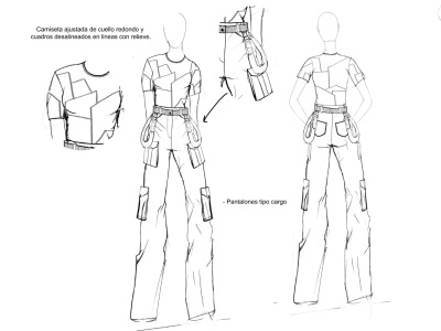 A Fashion collection sketches