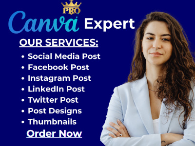 Expert Canva pro Designer, Canva Designs, Canva pro available