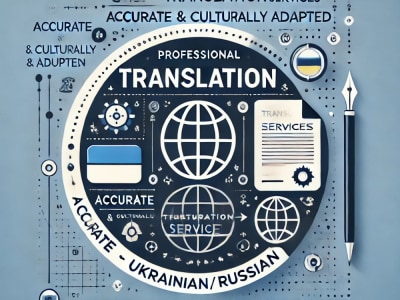 A professional translation: English to Ukrainian/Russian