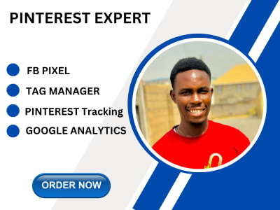 A well setup fb pixel, pinterest tracking. tag manager, google analytics
