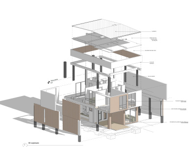 An Architectural Detail Model in Autodesk Revit from your 2d floorplans