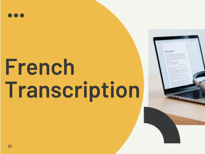 Accurate French transcription services for audio and video