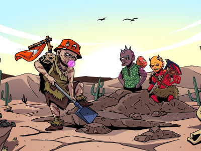 Roadmap, banner, environment or background in cartoon style for your nft