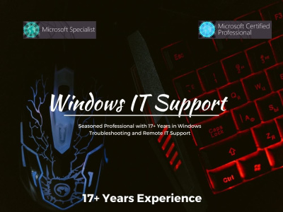IT Support, Technical Support for Computer Repair and System Optimization