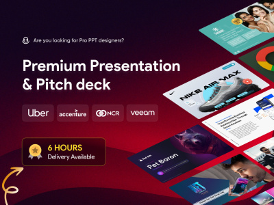 Pitch Deck and Presentation Design in PowerPoint, Canva or Google Slides