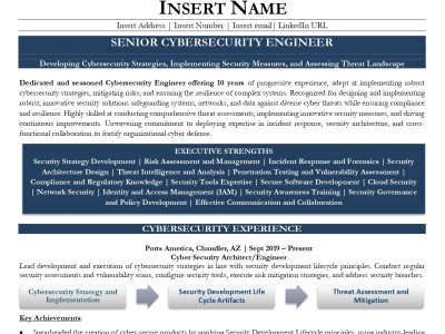 An ATS Resume for Data Science, Cybersecurity, and Business Analytics roles
