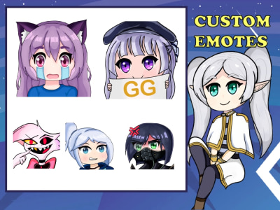 I will create personalized emotes for you | Upwork