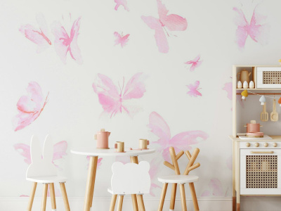 Watercolor seamless pattern design for textile, accessories or wallpaper