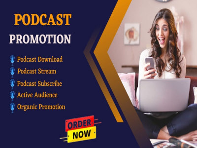 Organic podcast promotion & increase downloads listeners