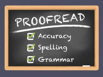 A meticulously proofread and edited document with a Grammarly score of ...