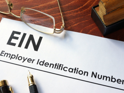 An Employer Identification Number (EIN).