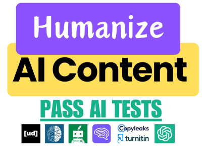 AI to Humanized, Human Content, AI to Human Writer, AI Editor, Pass AI Test