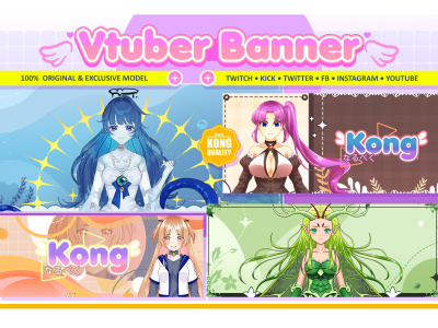 Custom Thumbnail or Banner – Personalized Design for Twitch or Social Media