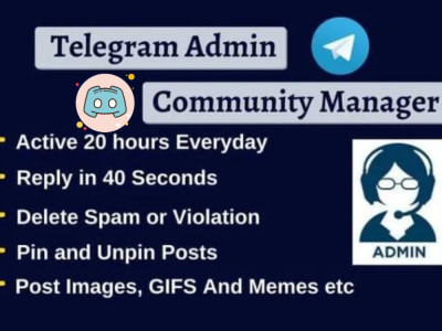 A Professional Community Manager for Discord, Telegram, Crypto, NFT Project