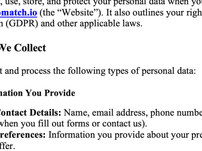 GDPR Compliant ToS, Privacy Policy, Cookie Policy and RoPA