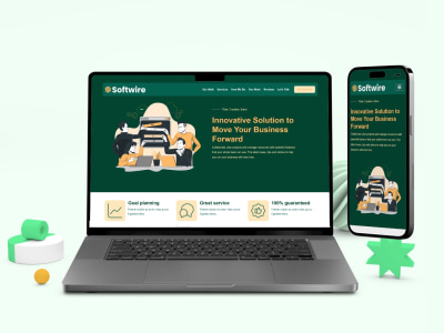 A responsive landing page for your company | Upwork