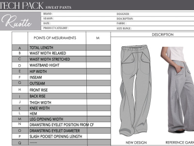 A tech pack for factory