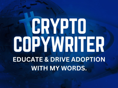 Adoption-driving crypto copywriting and crypto content writing