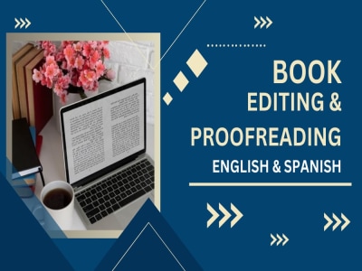A professional edited and proofread book in perfect English or Spanish
