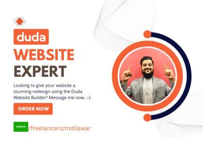 Responsive website on duda, website with duda builder