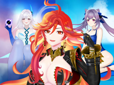 Japanese Anime style character design