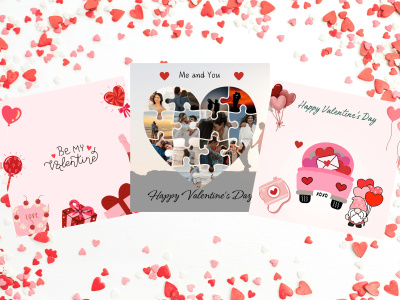 Creative Valentine’s Day Postcard Designs | Custom Romantic Graphics