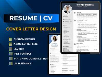 A professional CV, Resume and Job winning cover letter