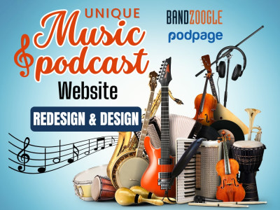 Podpage website podcast website bandzoogle website bandzoogle music website